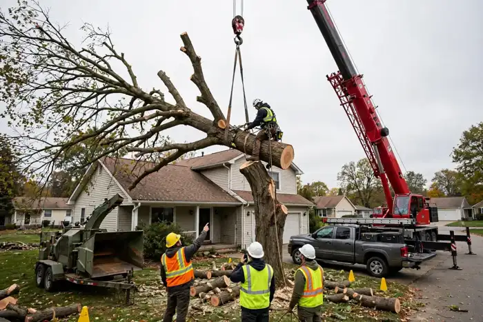 Tree Removal in progress