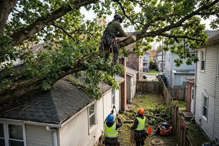 Tree crew at work in Arkansas